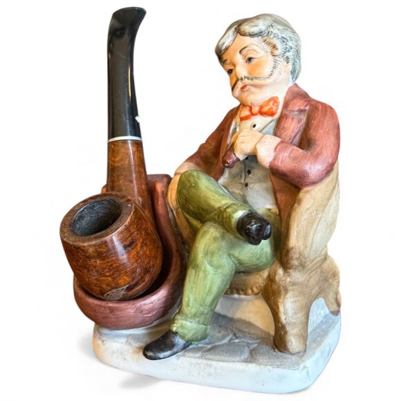Vintage Other - Vintage Lefton Pipe Rest Made of Porcelain